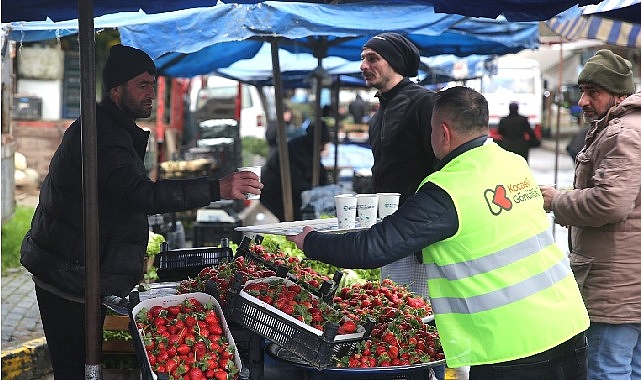 Büyükşehir'den içleri ısıtan ikram