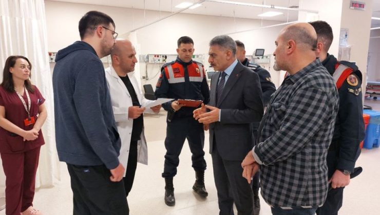 Yozgat Valisi Mehmet Ali Özkan, yaralıları ziyaret etti