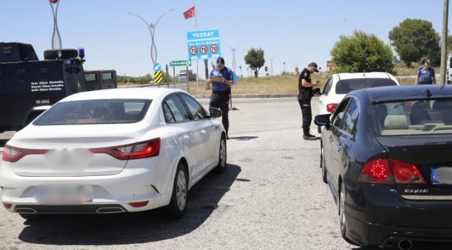 Yozgat Emniyet Müdürlüğü haftalık uygulama verilerini açıkladı