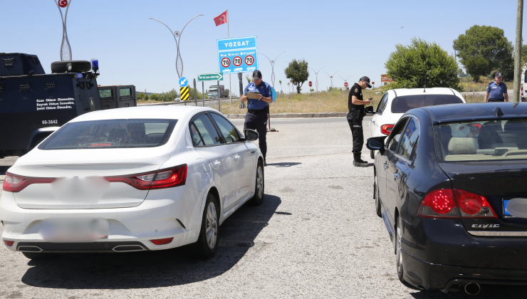 Yozgat Emniyet Müdürlüğü haftalık uygulama verilerini açıkladı