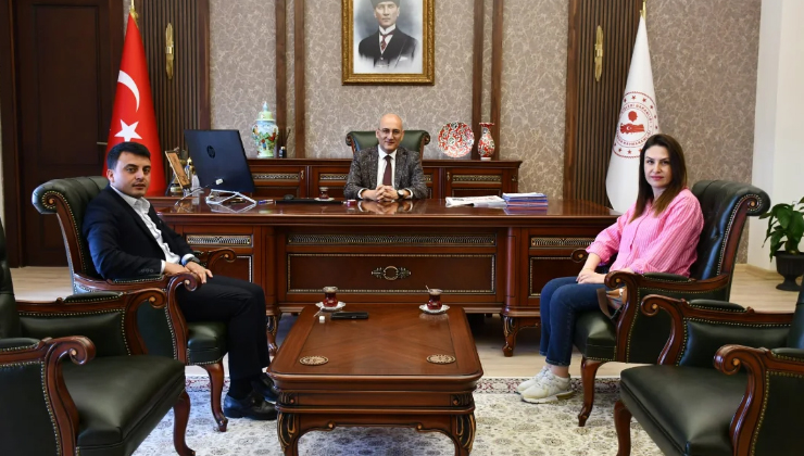 Sorgun Kaymakamı Aydın’a makamında ziyaret