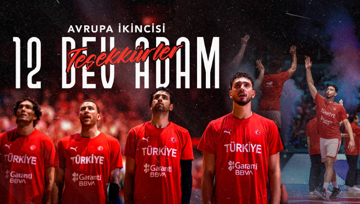 A Milli Basketbol Takımı Avrupa ikincisi oldu