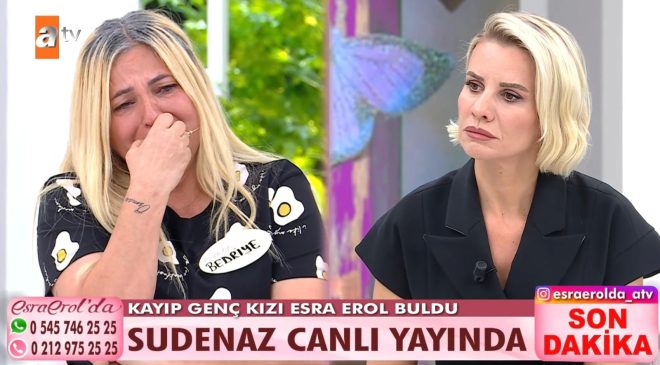 25 Eylül’den beri kayıp olan S.G.’yi Esra Erol kısa süre içerisinde buldu