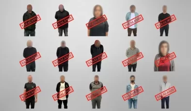 15 suçlu 6 farklı ülkeden Türkiye’ye getirildi