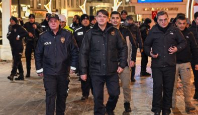 Yozgat’ta Yılbaşı Gecesi Güvenlik Mesaisi