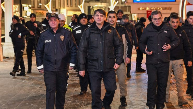 Yozgat’ta Yılbaşı Gecesi Güvenlik Mesaisi