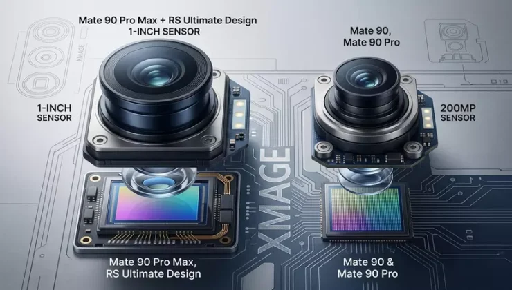 Huawei Mate 90 Kamera Detayları Sızdı: 1 İnç Sensör mü, 200 Megapiksel mi?