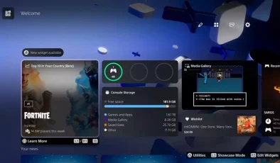 PS5’e Yeni Trend Widget’ı Geliyor: Bölgenizdeki En Popüler Oyunları Gösterecek