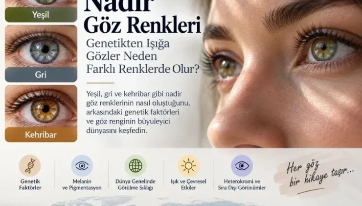 Nadir Göz Renkleri: Gözler Neden Farklı Renklerde Olur?